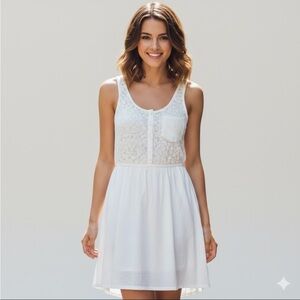 Lace Floral Summer Dress